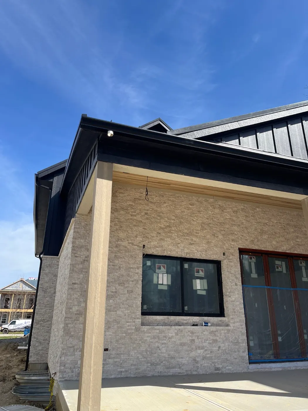Fiber cement siding installed on a Cheswick Place home